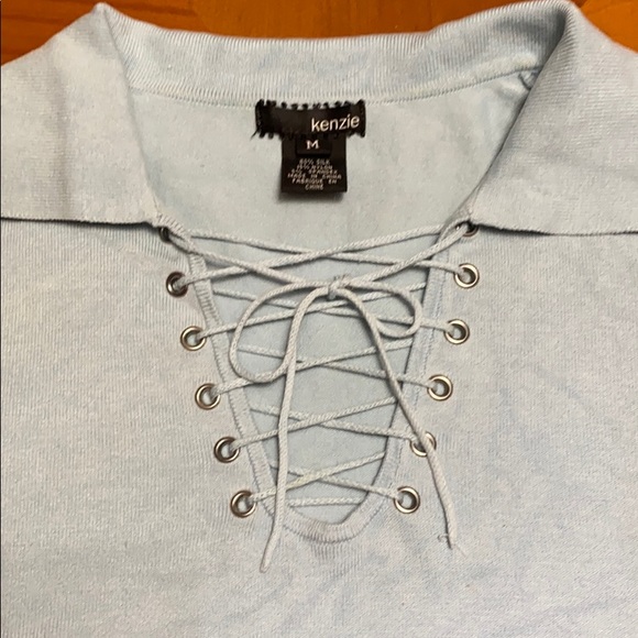 Kenzie women’s silk top - Picture 2 of 6